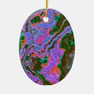 Zure marmer keramisch Ornament