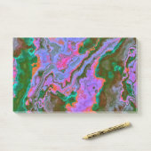 Zure marmer Post-it Notes (Op bureau)