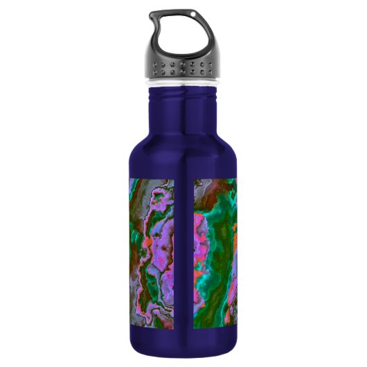 Zure marmer Roestvrij stalen flesje Waterfles (Achterkant)