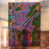 Zure marmer Window Cling Raamsticker (Vel 2)