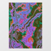 Zure marmer Window Cling Raamsticker (Vel)