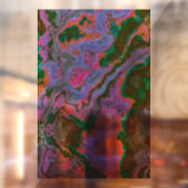 Zure marmer Window Cling Raamsticker (Vel 2)