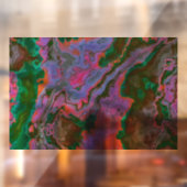 Zure marmer Window Cling Raamsticker (Vel 2)