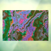 Zure marmer Window Cling Raamsticker (Vel 3)