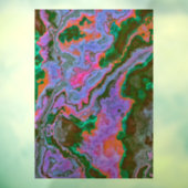 Zure marmer Window Cling Raamsticker (Vel 3)