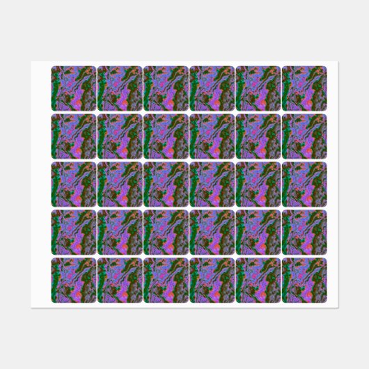 Zure marmerlabels labels (Vel)