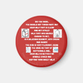 "Zure melk" Magneet (Voorkant)