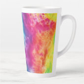 Zure neon regenboogdas kleurstof latte mok (Rechts)