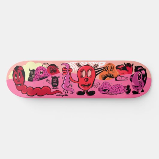 Zure Pop 1 Persoonlijk Skateboard (Horizontaal)