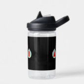 Zure regen waterfles (Links)