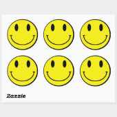 Zure ronde Sticker (Vel)