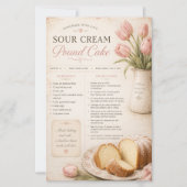 Zure Roomkaas Pound Cake Recept, Roze Tulpen Rusti (Voorkant)