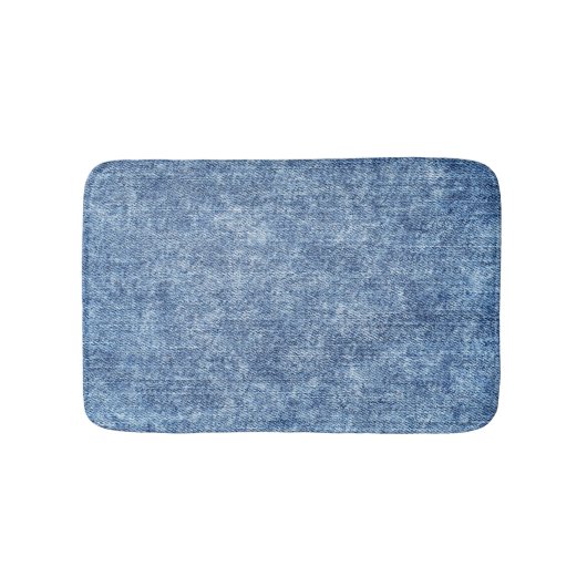 Zure was blauwe denim, close-up textuur. badmat (Voorkant)