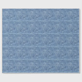 Zure was blauwe denim, close-up textuur. cadeaupapier (Vlak)