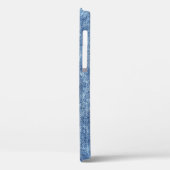 Zure was blauwe denim, close-up textuur. Case-Mate iPhone case (Achterkant / Links)