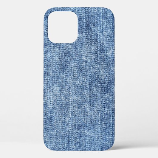 Zure was blauwe denim, close-up textuur. Case-Mate iPhone case (Achterkant)