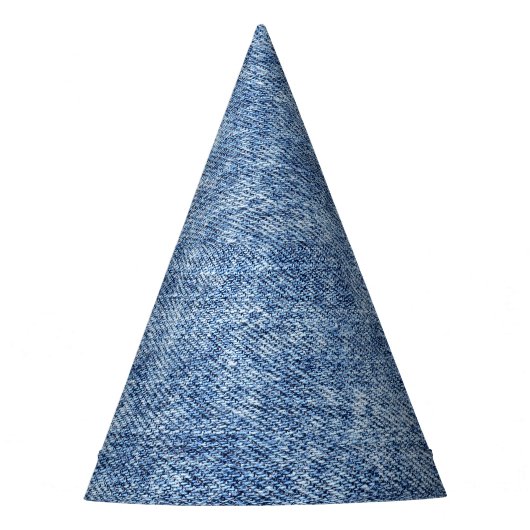 Zure was blauwe denim, close-up textuur. feesthoedjes (Voorkant)