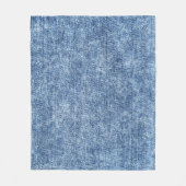 Zure was blauwe denim, close-up textuur. fleece deken (Voorkant)