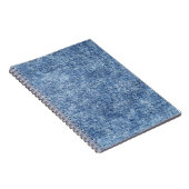 Zure was blauwe denim, close-up textuur. notitieboek (Rechterzijde)