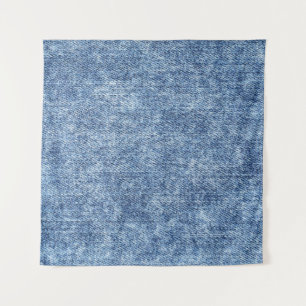 Zure was blauwe denim, close-up textuur. wandkleed