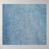 Zure wassen blauwe jeans, denim textuur. poster (Voorkant)