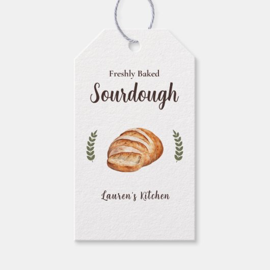 Zuredeeg Brood Labels Cadeaulabel (Voorkant)