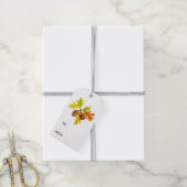 Zuren en bladeren cadeaulabel (Met Touw)
