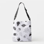 Zuren en bladeren crossbody tas (Achterkant)