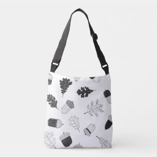 Zuren en bladeren crossbody tas