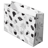 Zuren en bladeren groot cadeauzakje (Voorkant Gekanteld)