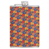 Zuren en bladeren I Heupfles (Voorkant)