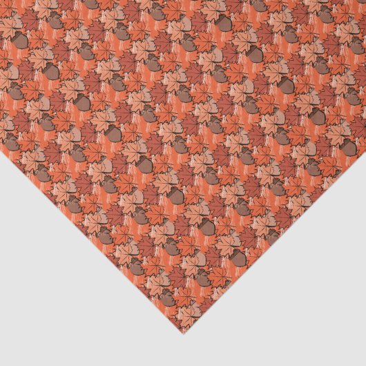 Zuren en bladeren II Tissuepapier (Detail)