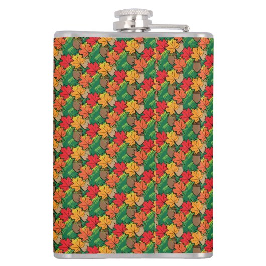 Zuren en bladeren III Heupfles (Achterkant)