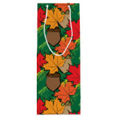 Zuren en bladeren III Wijn Cadeautas (Achterkant)