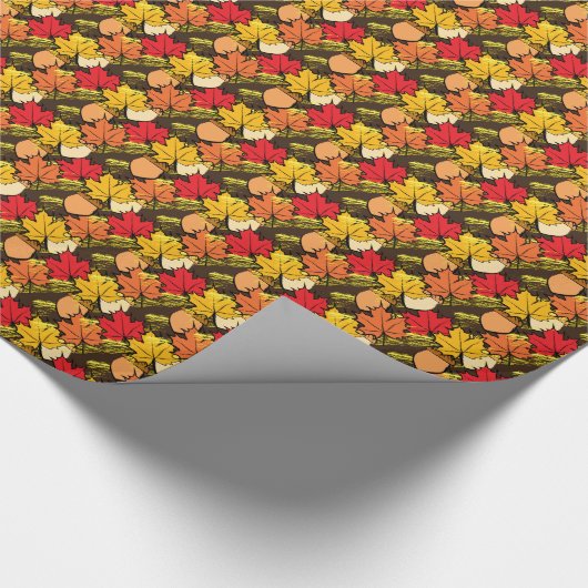 Zuren en bladeren IV Cadeaupapier (Hoek)