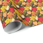 Zuren en bladeren IV Cadeaupapier (Rol Hoek)