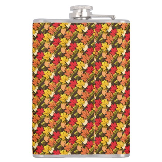 Zuren en bladeren IV Heupfles (Achterkant)