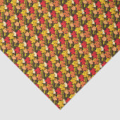 Zuren en bladeren IV Tissuepapier (Detail)