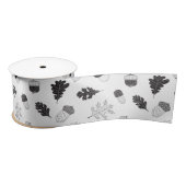 Zuren en bladeren satijnen lint (Spoel)