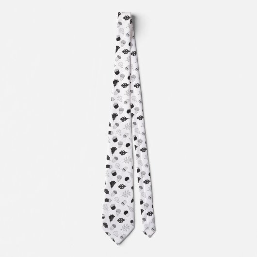 Zuren en bladeren stropdas (Voorkant)