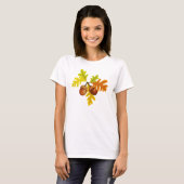 Zuren en bladeren t-shirt (Voorkant volledig)