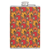 Zuren en bladeren V Heupfles (Achterkant)