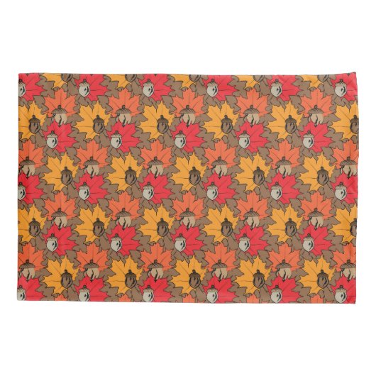 Zuren en bladeren V Kussensloop (Achterkant)