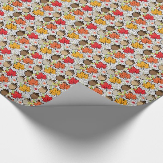 Zuren en bladeren VII Cadeaupapier (Hoek)