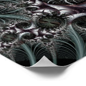 zuren en spinnenwebben in het moonlight poster (Hoek)