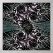 zuren en spinnenwebben in het moonlight poster (Voorkant)