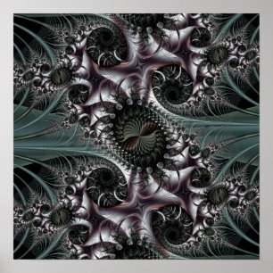 zuren en spinnenwebben in het moonlight poster