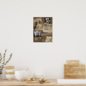 zurenrekken afdrukken poster (Keuken)