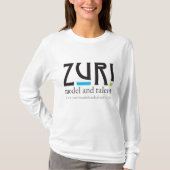 Zuri Fited Hoodie T-shirt (Voorkant)