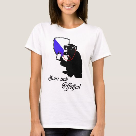 züri isch affegeil t-shirt (Voorkant)